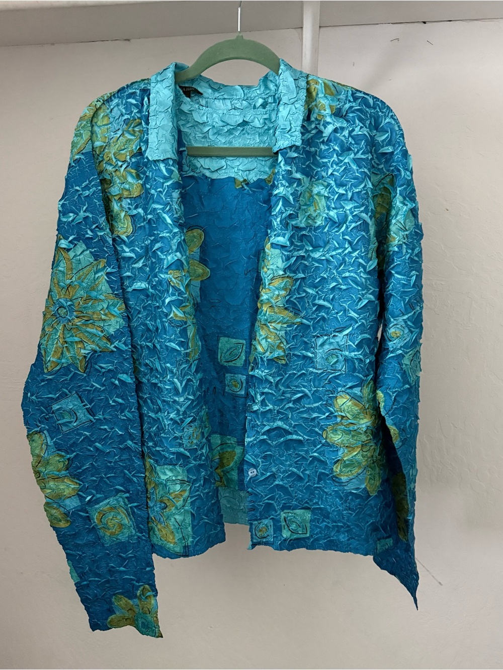 Bundle 3 for 50% off Y2K Tania Nardi Shibori Crinkle Reversible Jacket & Shell